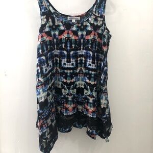 Socialite Printed Flowy Top Size Small
